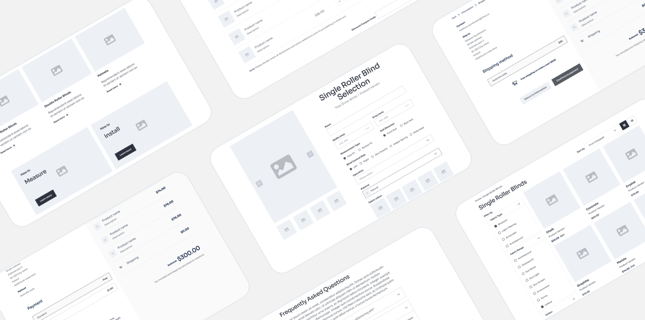 Wireframes and Designs
